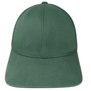 Flexfit Yupoong Baseball Cap Green Gray OS Mesh Back Fitted Structured hat
